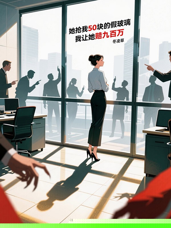 她抢我50块的假玻璃，我让她赔九百万