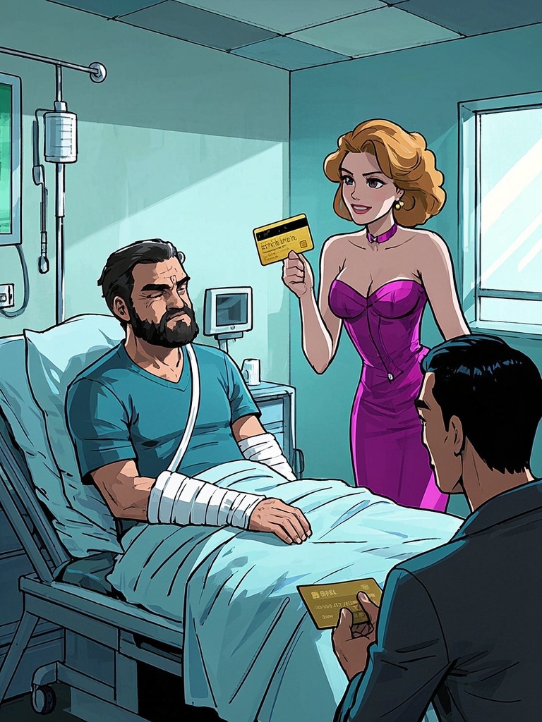 给弟弟的无限额副卡月月刷爆，他却交不起医疗费